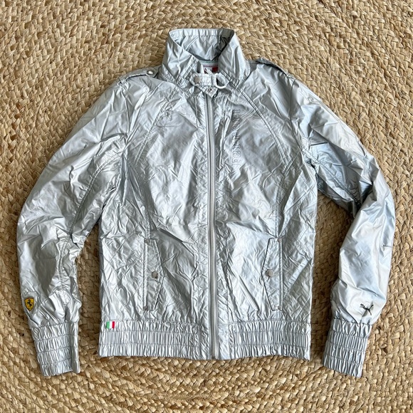 Puma Jackets & Blazers - Puma Scuderia Ferrari Spring Light Jacket Silver